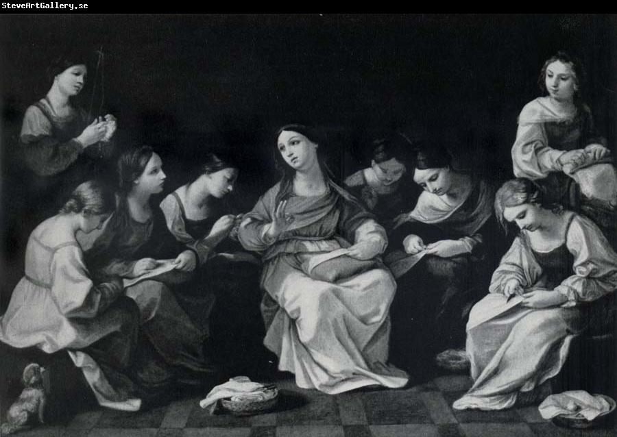 Guido Reni The Girlhood of the Madonna